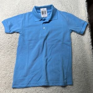 NWT boys blue polo shirt